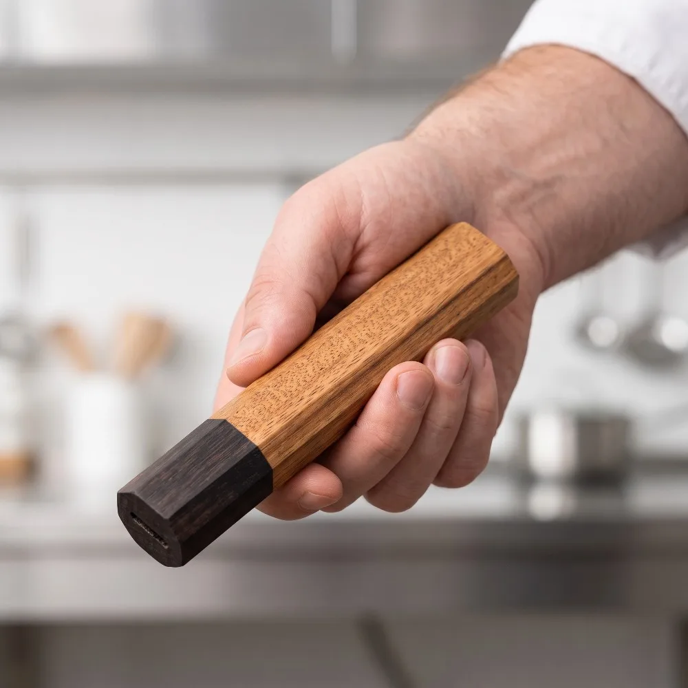 Massivholz-Achteckgriffrohling – Japanese Knife Bewertung und Preis