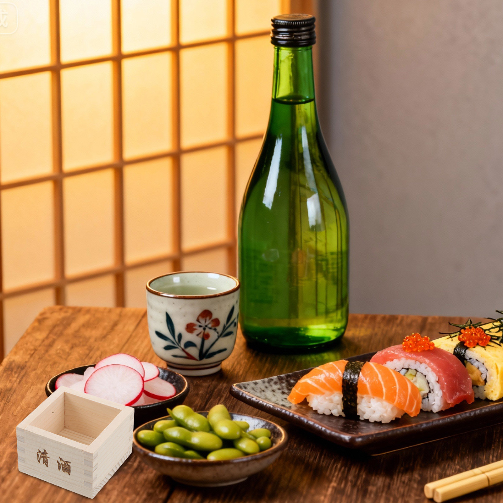 2 Stück Holz-Sake-Masu-Box, tr – Japanese Restaurant Lifestyle Bewertung und Preis