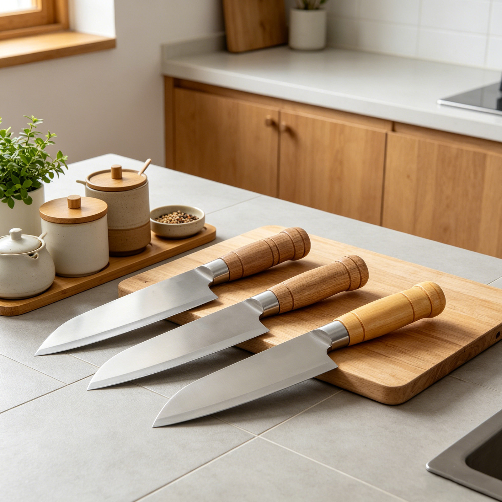 3 Stück Holz-Messergriffe Japa – Japanese Knife Bewertung und Preis